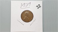 1929 Wheat Cent be2032