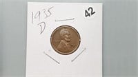 1935d Wheat Cent be2042