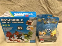 Pokémon & Dino assembly puzzle