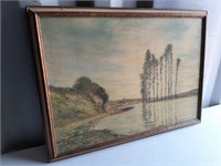 FRAMED PRINT - HARP OF THE WINDS BY  HOMER MARTIN