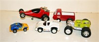 Tonka Truck & 4 Cars