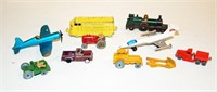 9 Matchbox & Tootsie Toy Cars