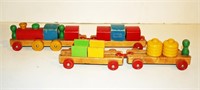 Strombecker Wood Train Set