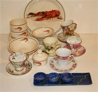 Shrimp Bowls, Cups, Saucers