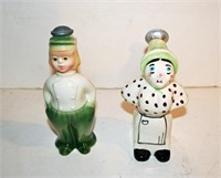 2 Figural Lady & Dutch Girl Laundry Sprinklers