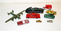Airplane Friction Car, Toy Lot (9 Pcs.)