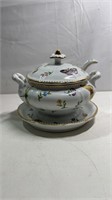 I. Godringer & co Gravy Tureen w/ Cover & Ladle