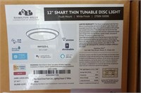 12" Smart Thin Tunable Disk Light