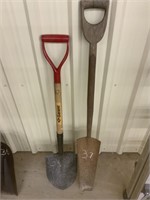 Spade & round mouth shovels