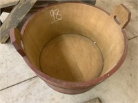 Wooden wash barrel