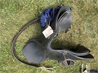 Olympic English saddle & girth 16"