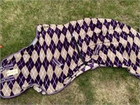 81" purple coloured blanket