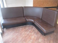 Banquette en rond démontable 90'' x 70''