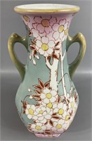 Antique Nishiki Royal Nippon Hand Painted Vase