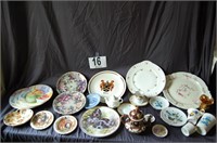 Assorted Porcelain and Plate decor
