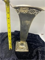 Sterling Silver Pierced Vase