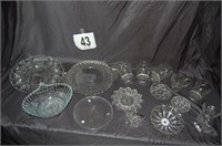 Glass Bowls, Plates, and Cups
