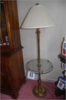 Side Table Floor Lamp 57"