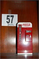 Coca Cola Metal Coin Bank 7.75"