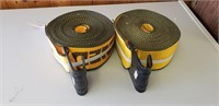 2 Kinedyne truck straps NEW with rail hooks