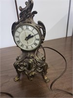 Vintage Baroque Mantle Clock Lanshire Electric