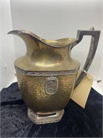 Vintage Plate On Nickel Silver Water Pitcher U.S.A