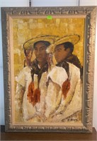 Painting Oil On Canvas, signed by S.Menefé