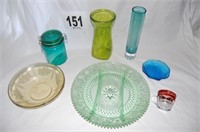 Colored Glass Dishes