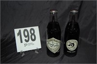 (2) 75th Anniversary Coca-Cola Bottles