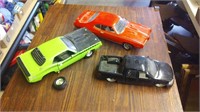 3 collectable cars