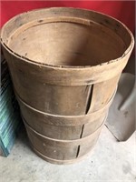 Wood Storage Barrel