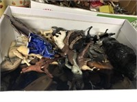 Assorted Plastic Body Porcelain and Metal Horses