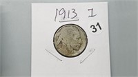 1913 Buffalo Nickel yw3031