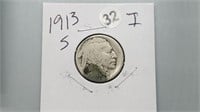 1913s Buffalo Nickel yw3032
