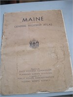 1946 Maine General Highway Atlas