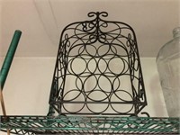 Metal Wine Bottle Rack