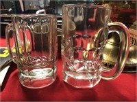 11 Glass Beer Mugs