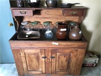 Late 19th Century Soft Wood Dry Sink