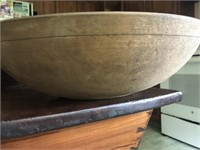 Early 20th Century Turn Wood Bowl