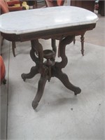 marble top stand / parlor table