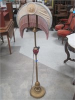 Floor lamp-fringe shade 58" tall