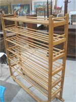 bakers rack - roll around--48" x 13" x 57" tall