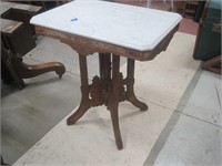 marble top stand 27" x 19" x 28" tall