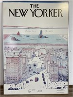Saul Steinberg THE NEW YORKER Framed Poster 1976