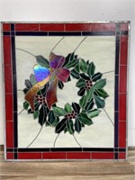 30.5" x 34" Stained Glass Window Panel