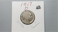 1917d Buffalo Nickel yw3048