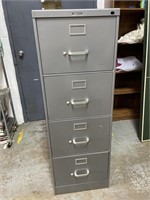 Steelcase Four-Drawer Metal Filing Cabinet