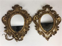 Florentia Vintage Decorative Mirror and Candle