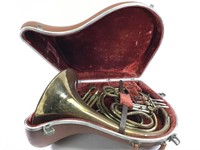 Vintage Ambassador French Horn w/ Case