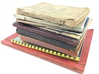 12 Vintage Hymn & Other Sheet Music Books
